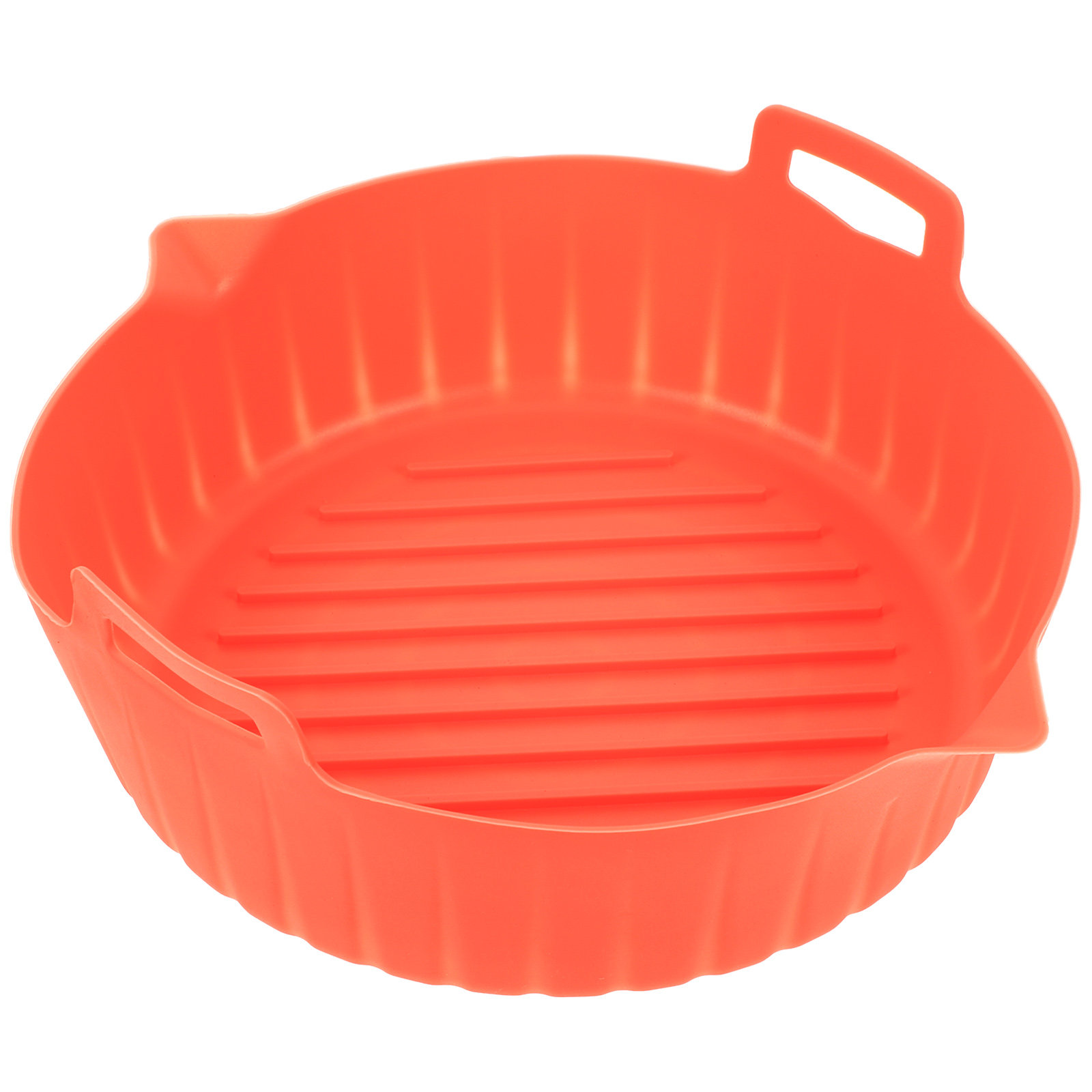 Air Fryer Silicone Pot Liner - وعاء سيليكون دائري مقاوم للالتصاق ومقاوم