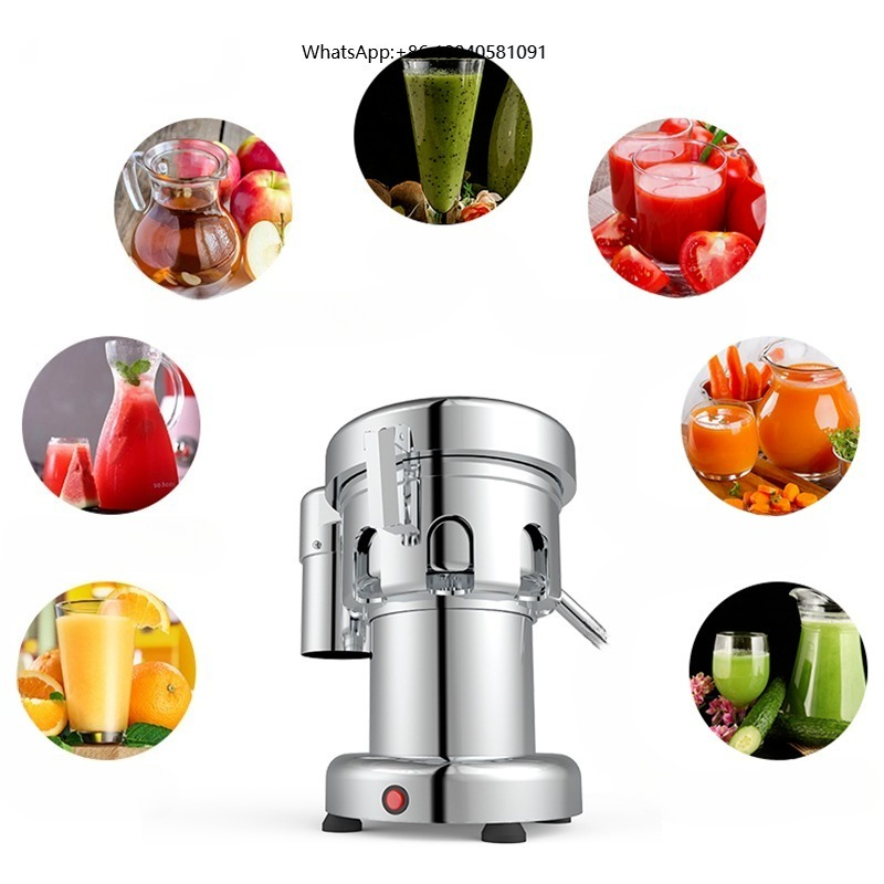 Electric Slow Juicer Cold Press - عصارة فواكه كهربائية تجارية سريعة وباردة