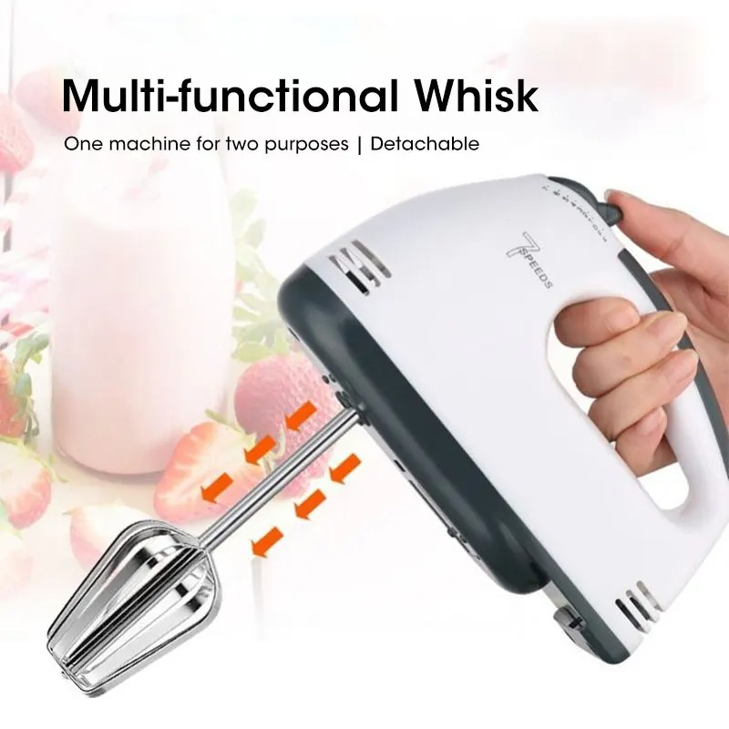 خلاط يدوي كهربائي 7 سرعات خلاط - مراجعة Immersion Hand Blender Set وسعره