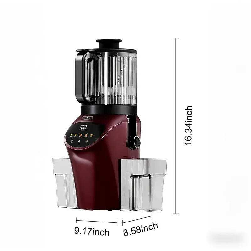 عصارة كهربائية فاخرة بفتحة تغذ - مراجعة Electric Slow Juicer Cold Press وسعره