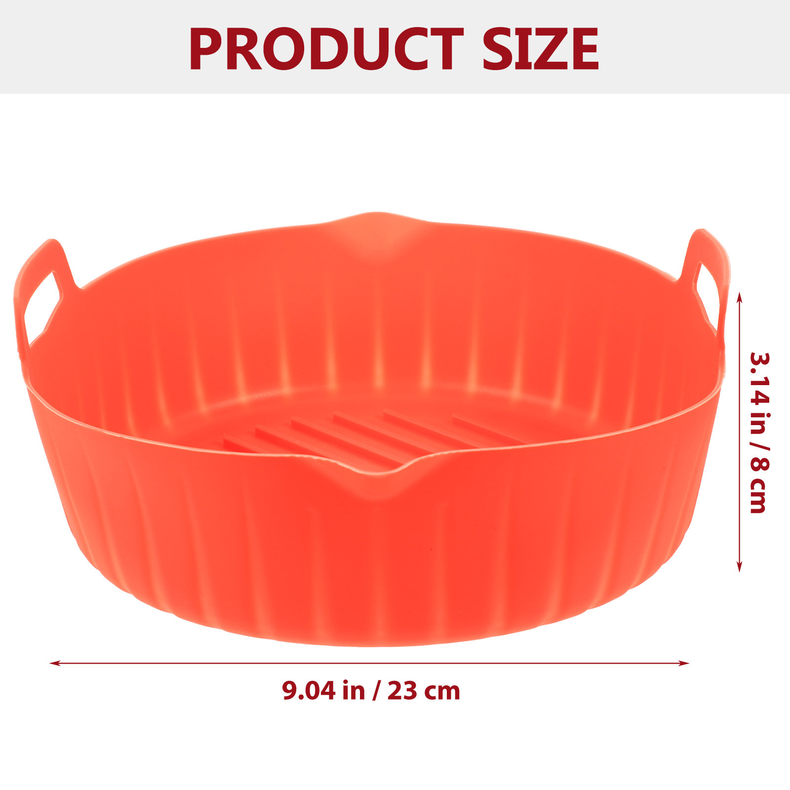 وعاء سيليكون دائري مقاوم للالت - مراجعة Air Fryer Silicone Pot Liner وسعره