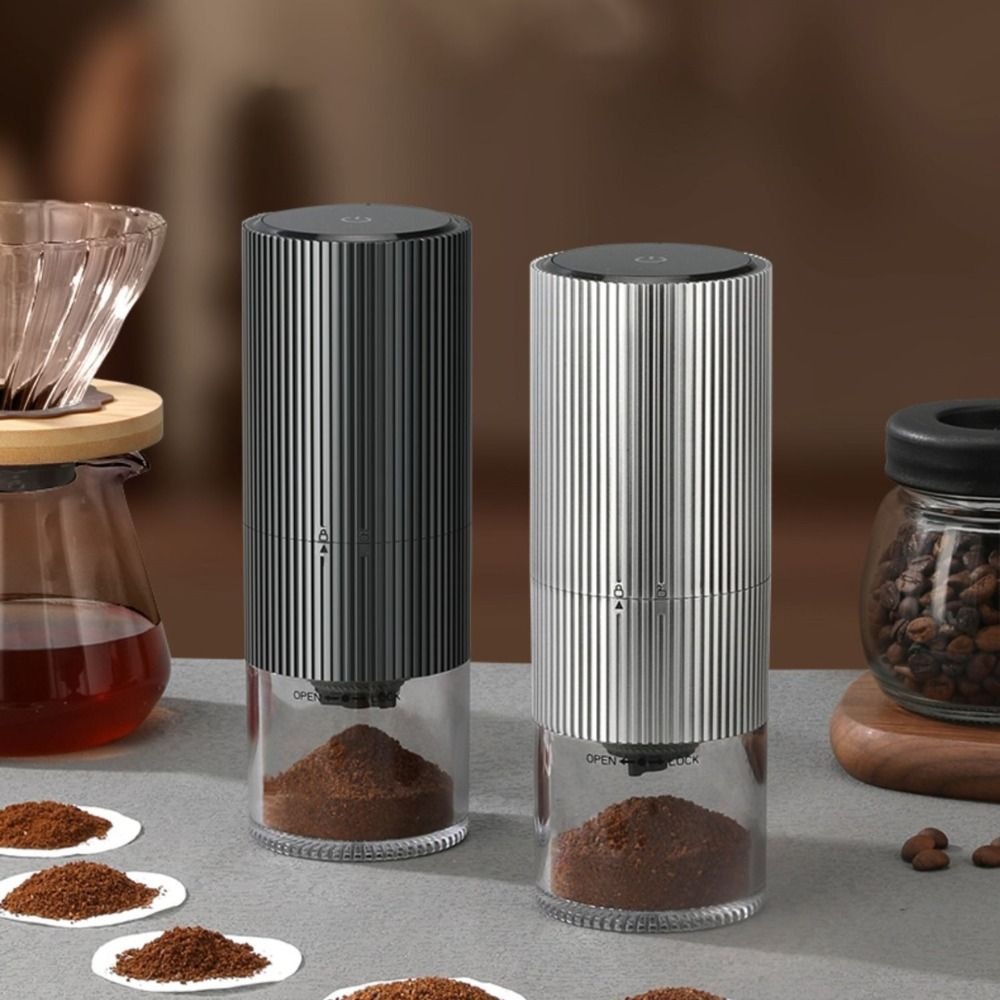 مطحنة قهوة كهربائية محمولة بنم - مراجعة Coffee Bean Grinder Electric وسعره