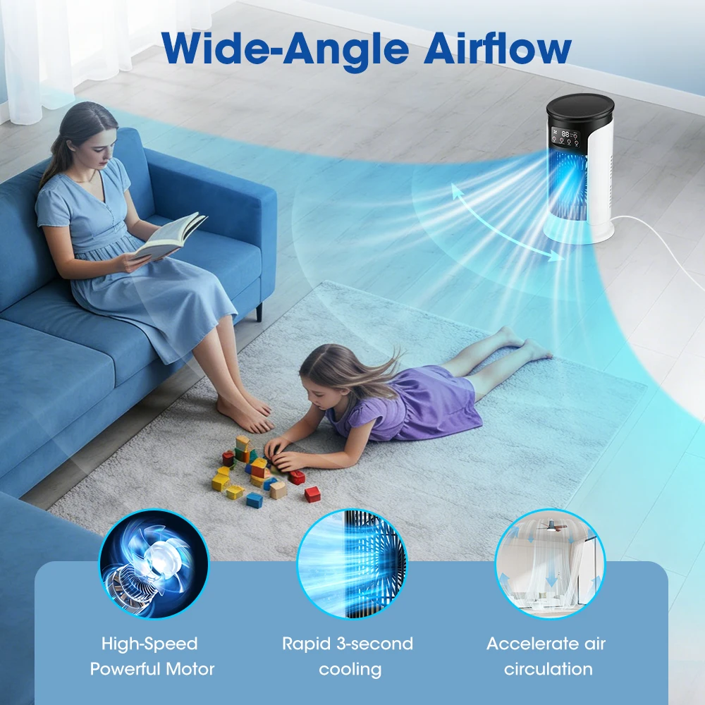 مروحة منزلية 3 في 1، مكيف هواء - مراجعة Air Conditioners وسعره